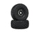 ARA-4486 Arrma DBoots 'FORTRESS' Tire Set Glued (2pcs) - Black