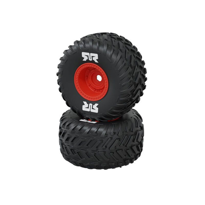 ARA-4604 Arrma dBoots Cut Chevron MTD Tire Set Glued (2pcs) - Red