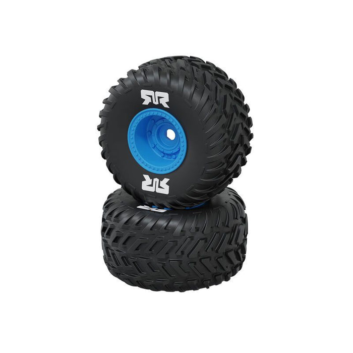 ARA-4605 Arrma dBoots Cut Chevron MTD Tire Set Glued (2pcs) - Blue