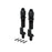ARA-4625 Arrma Alloy Shock Set: 15mm x 153.5mm - Black