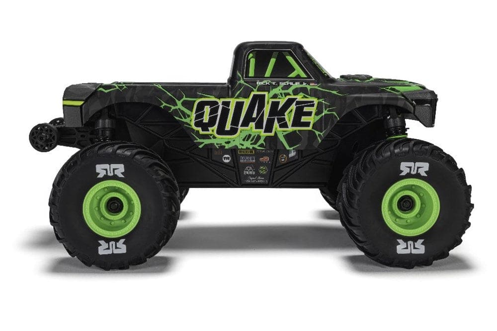 ARA2137T2 1/16 QUAKE GROM 4X4 RTR Brushed Monster Truck (Battery & Charger Included), Green