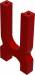 ARA320666 Aluminum Center Diff Holder, Red