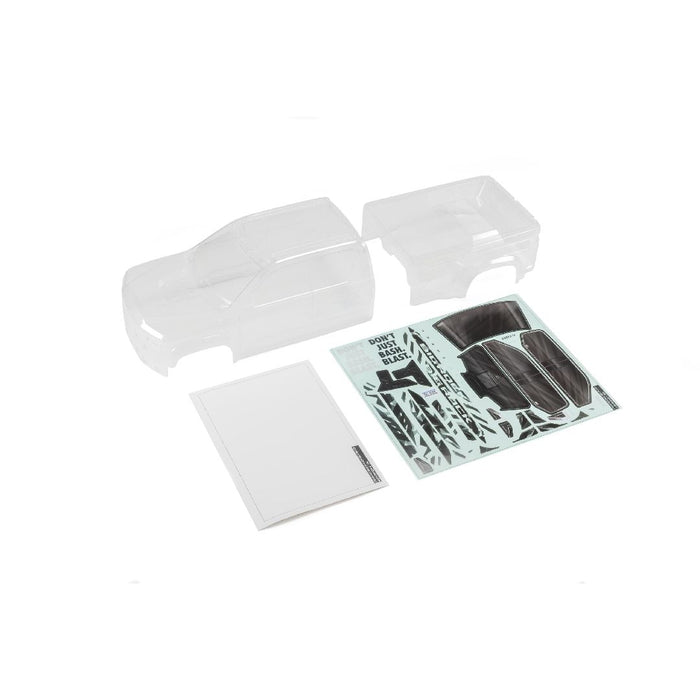 ARA411025 BIG ROCK Clear Body (Inc. Decals)