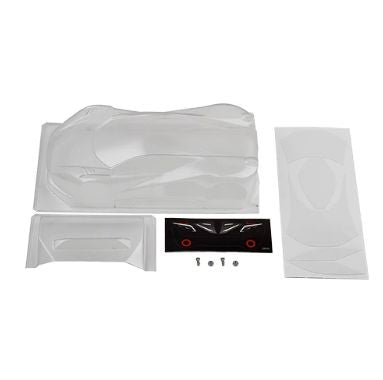 ASC21695 Team Associated Radbody Mako X Body - Clear