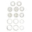 ASC21753 Team Associated Model 24 Wheel Set, White