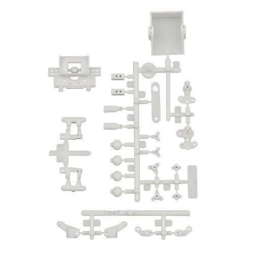 ASC21755 Team Associated Model 24 Rear Bulkhead, Caster & Steering Blocks