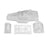 ASC21768 Team Associated Model 24 Protech Body Set, Clear
