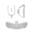 ASC21875 Team Associated RC28F Front and Rear Wing Set - White