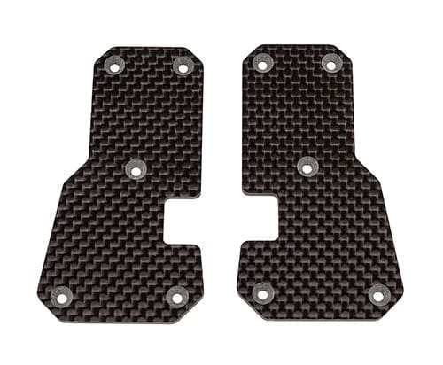 ASC26070 Team Associated SR7 FT Arm Inserts, carbon fiber