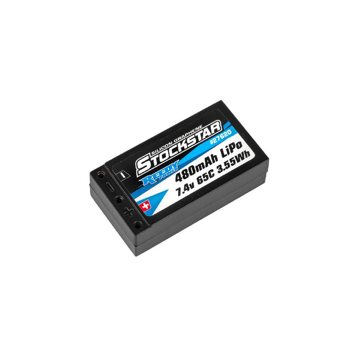 ASC27620 Reedy Stockstar 480mah 2S 65c 7.4V 1/28 Hard Case