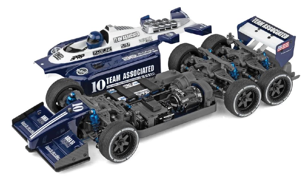 ASC30146 Team Associated 1/10 Custom Race Car 6X6 F1 Kit
