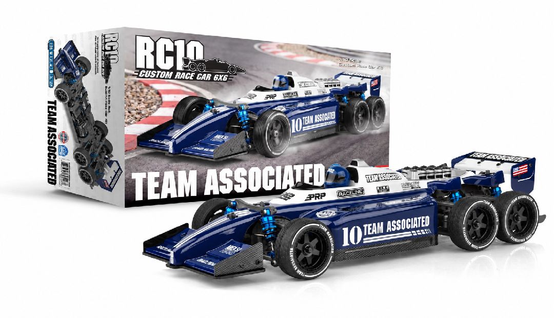 ASC30146 Team Associated 1/10 Custom Race Car 6X6 F1 Kit