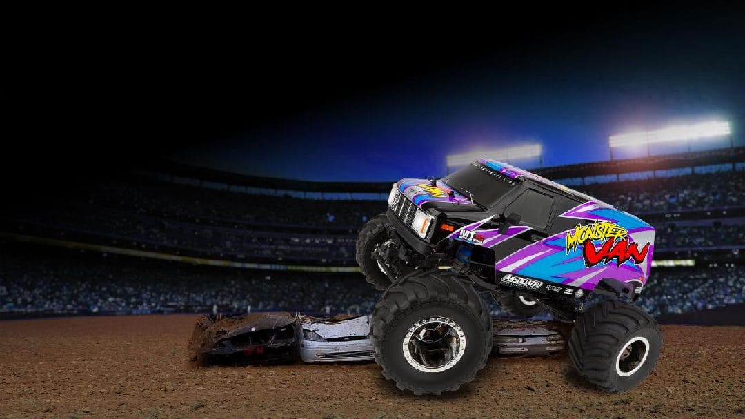 ASC40008C Team Associated MT12 Monster Van RTR LiPo Combo