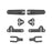 ASC42439 Team Associated Enduro GATERUNNER Anti-Roll Bar Arm Set - Gray