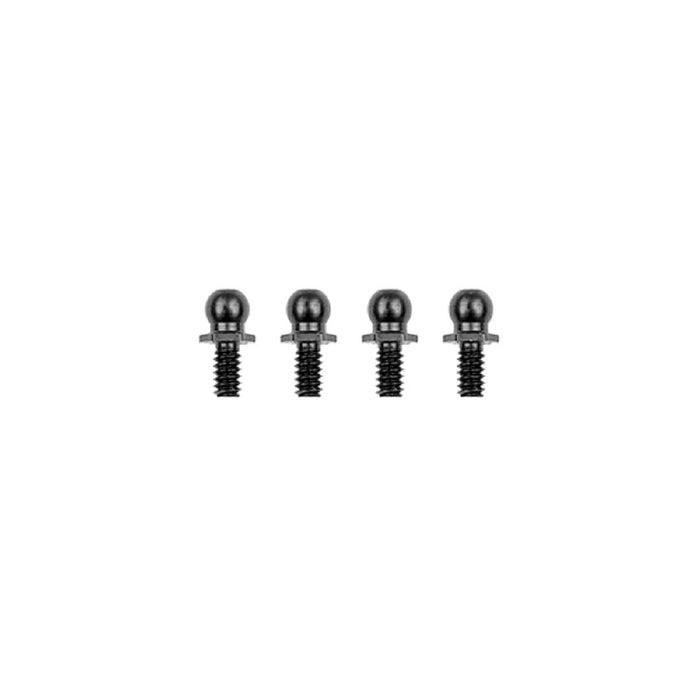 ASC6765 Team Associated RC10 Ballstuds 5.3mm, Short Neck, Black