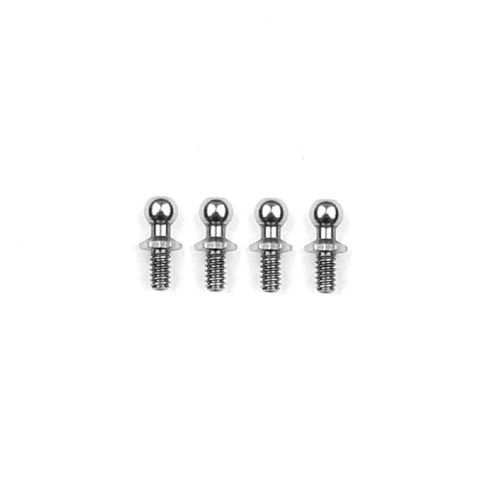 ASC6767 Team Associated RC10 Ballstuds 3.9mm, Silver