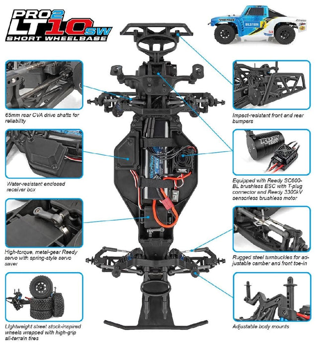 ASC70031 Team Associated Pro2 LT10SW Ryan Beat RTR