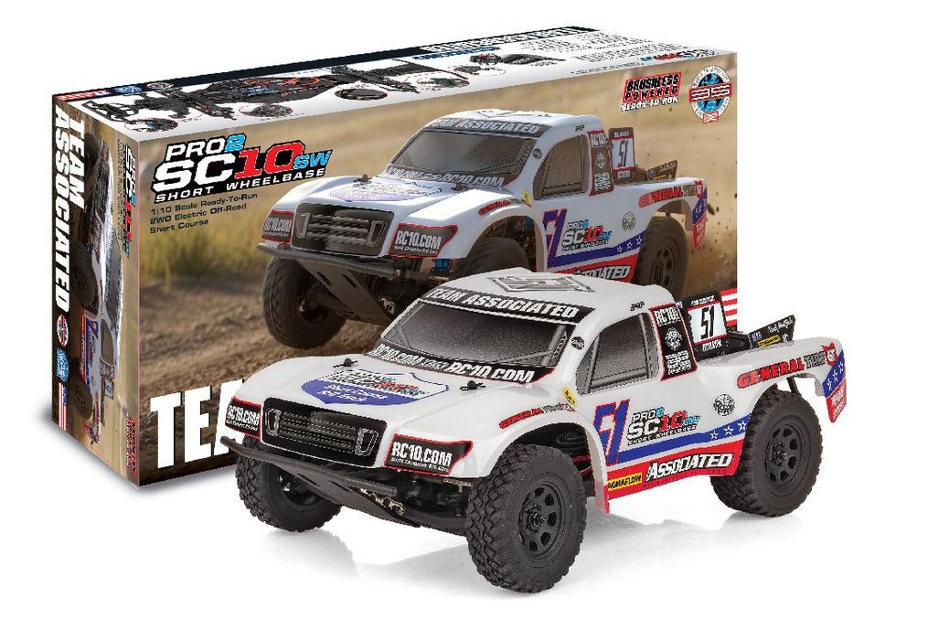 ASC70040 Team Associated Pro2 SC10sw RTR - White