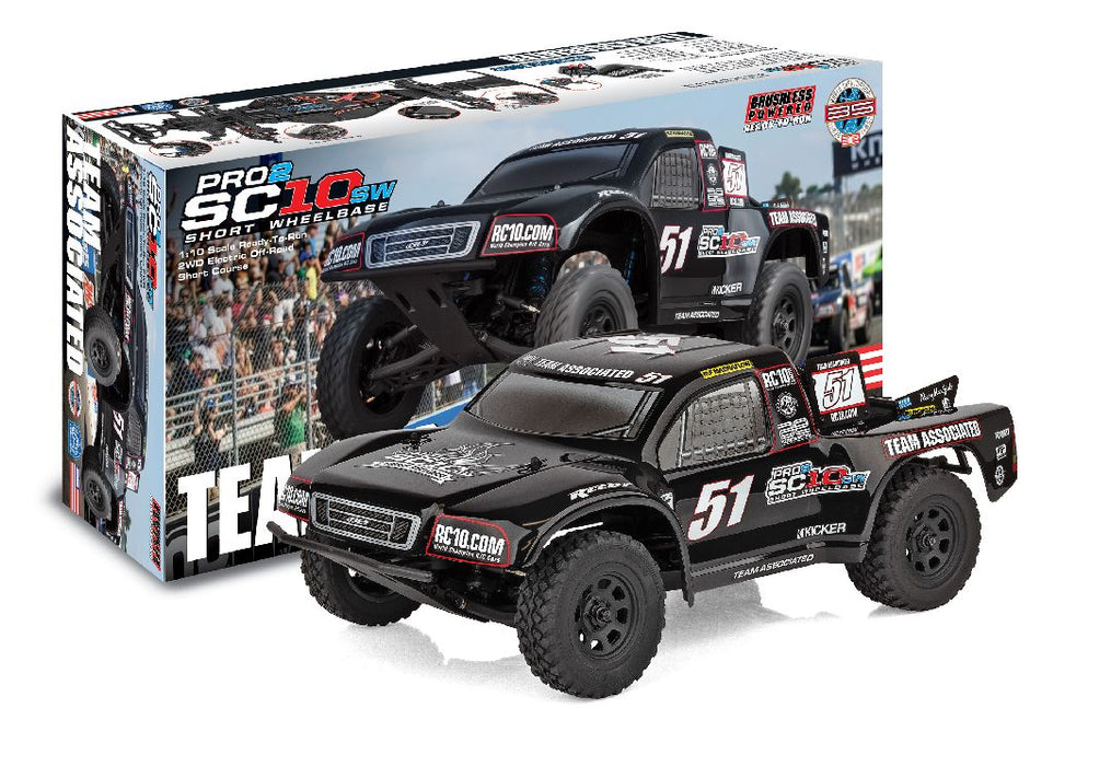 ASC70041 Team Associated Pro2 SC10sw RTR - Black