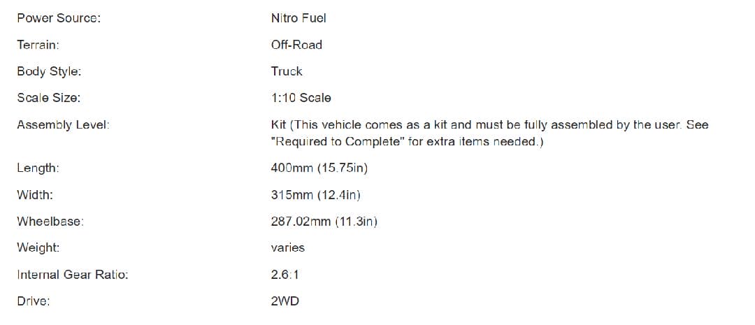 ASC7066 Team Associated 1/10 RC10GT Classic Nitro 2WD Kit