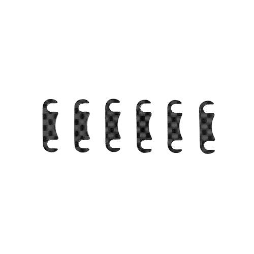 ASC72283 Team Associated DC10 FT carbon fiber hub link shim set