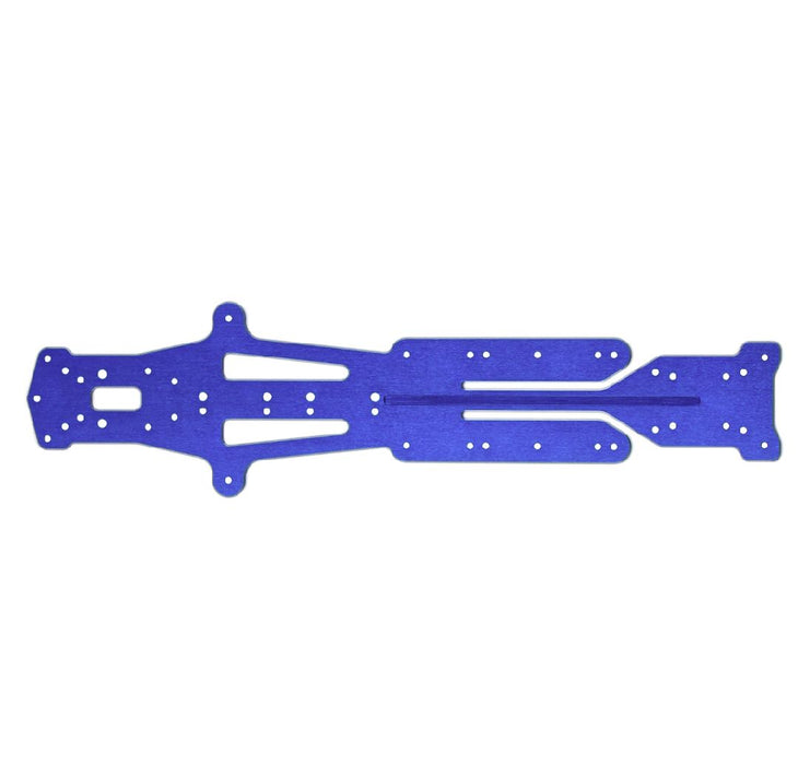 ASC72306 Team Associated DC10 FT Aluminum Flex Chassis - Blue