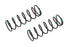 ASC81659 Team Associated 16mm Front Springs, green. 4.85 lb/in