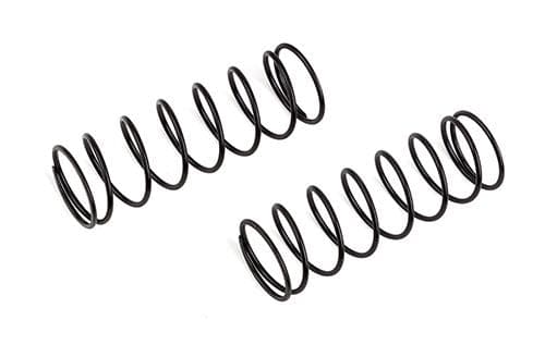 ASC81660 Team Associated 16mm Front Springs, black. 4.65 lb/in