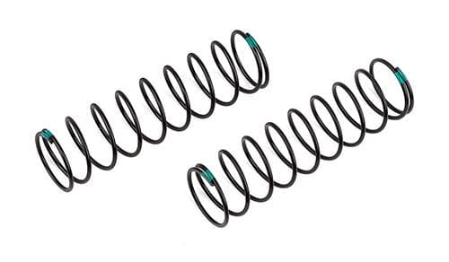 ASC81663 Team Associated 16mm Rear Springs, green. 3.60 lb/in