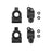 ASC81695 Team Associated RC8B4.2 Rear Hub Set, Offset