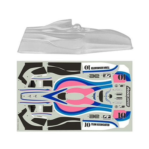 ASC8698 Team Associated RC10F6 Classic Body Set, Clear
