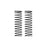 ASC91961 Team Associated 13mm Rear Shock Springs - Black