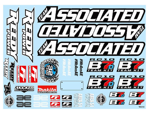ASC92465 Team Associated RC10B7 Decal Sheet