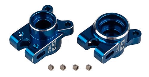 ASC92473 Team Associated RC10B7 FT Rear Hub Set, HRC, blue