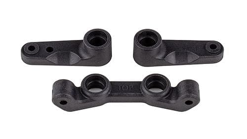 ASC92489 Team Associated RC10B7 FT Steering Bellcrank / Rack Set, carbon