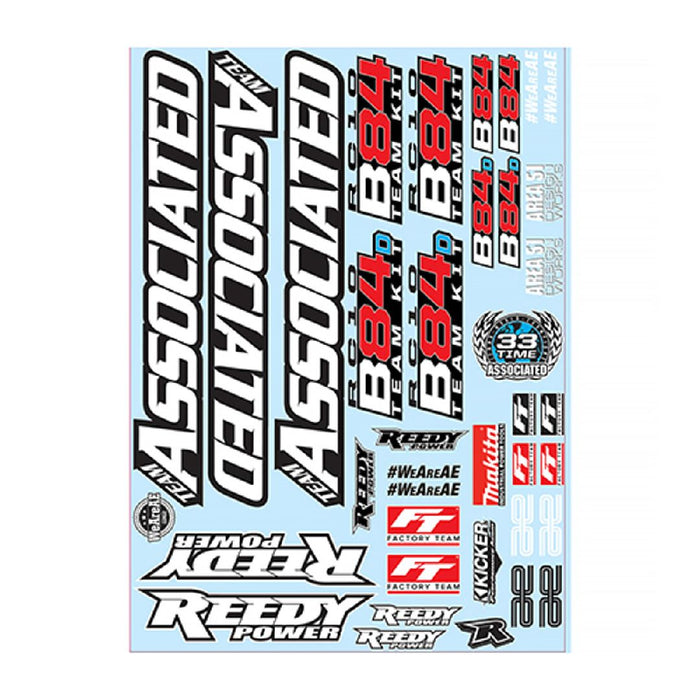 ASC92553 Team Associated RC10B84 Decal Sheet