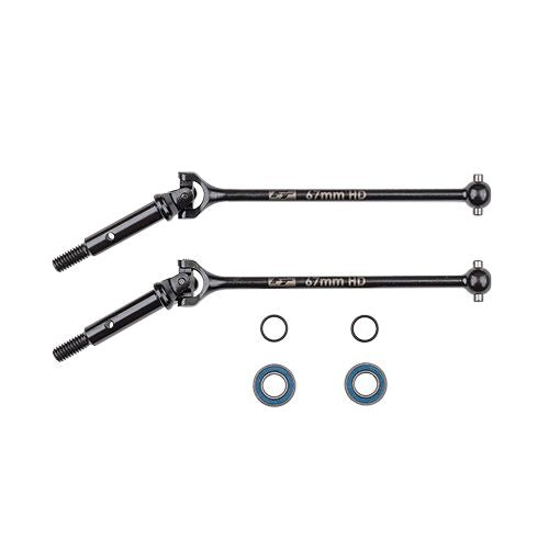 ASC92573 Team Associated RC10B7 Universal Driveshaft Set, 67mm