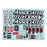 ASC92584 Team Associated RC10B7.1 Decal Sheet