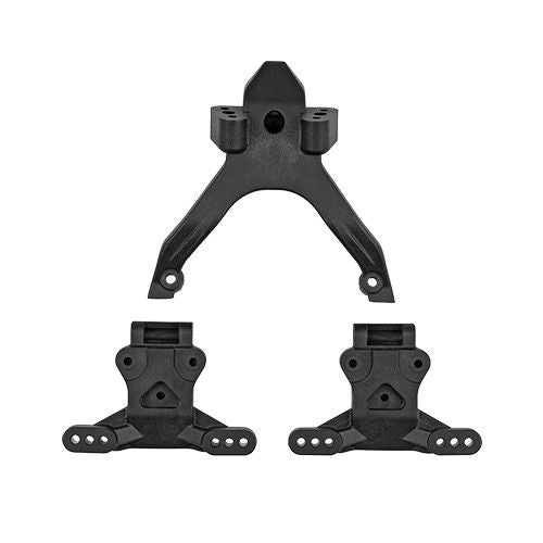 ASC92586 Team Associated RC10B7.1 Top Plate and Ballstud Mounts
