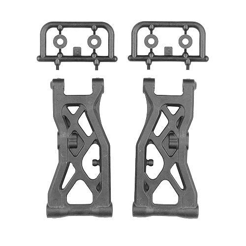ASC92625 Team Associated RC10B84 FT Carbon Front Suspension Arms, 73mm