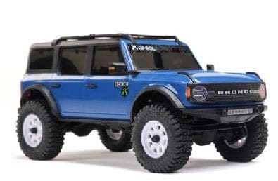 AXI-2048T1 1/30 SCX30 Ford Bronco 4X4 RTR Brushed Rock Crawler (Battery & Charger Included), Blue