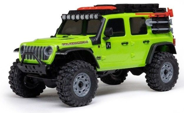 AXI-2261T1 Axial 1/30 SCX30 Jeep Wrangler JLU 4X4 RTR Brushed Rock (Battery & Charger Included) - Green