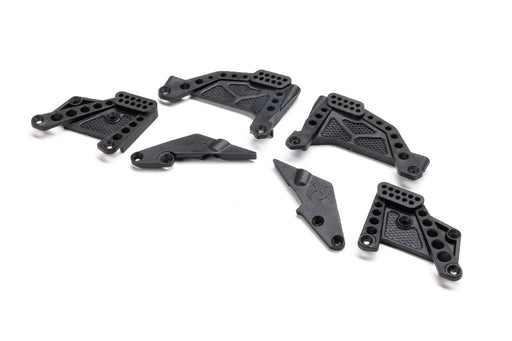 AXI-2996 Axial Shock Towers with Supports, FR/R: SCX10 III HP