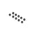 AXI-3837 Axial M3 Nut, Thin, Black (10)