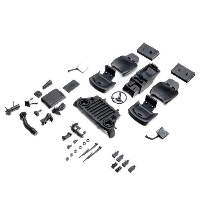 AXI-3858 Axial Body Details Int/Ext CJ-7: SCX10 III