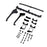 AXI-4307 Axial SCX10 III Jeep JT Exterior Body Detail Parts