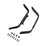 AXI-4310 Axial SCX10 III Jeep JT Rear Fenders - Black
