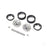AXI-4524 Axial 1.9" KMC Mesa Beadlock Wheels (2) - Satin Chrome