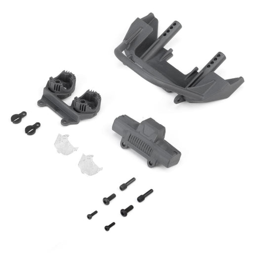 AXI-4687 Axial Front Bumper Set, Jeep JT: SCX10 III MB - Grey