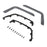 AXI-4691 Axial Front Fenders, Jeep JT: SCX10 III MB - Grey